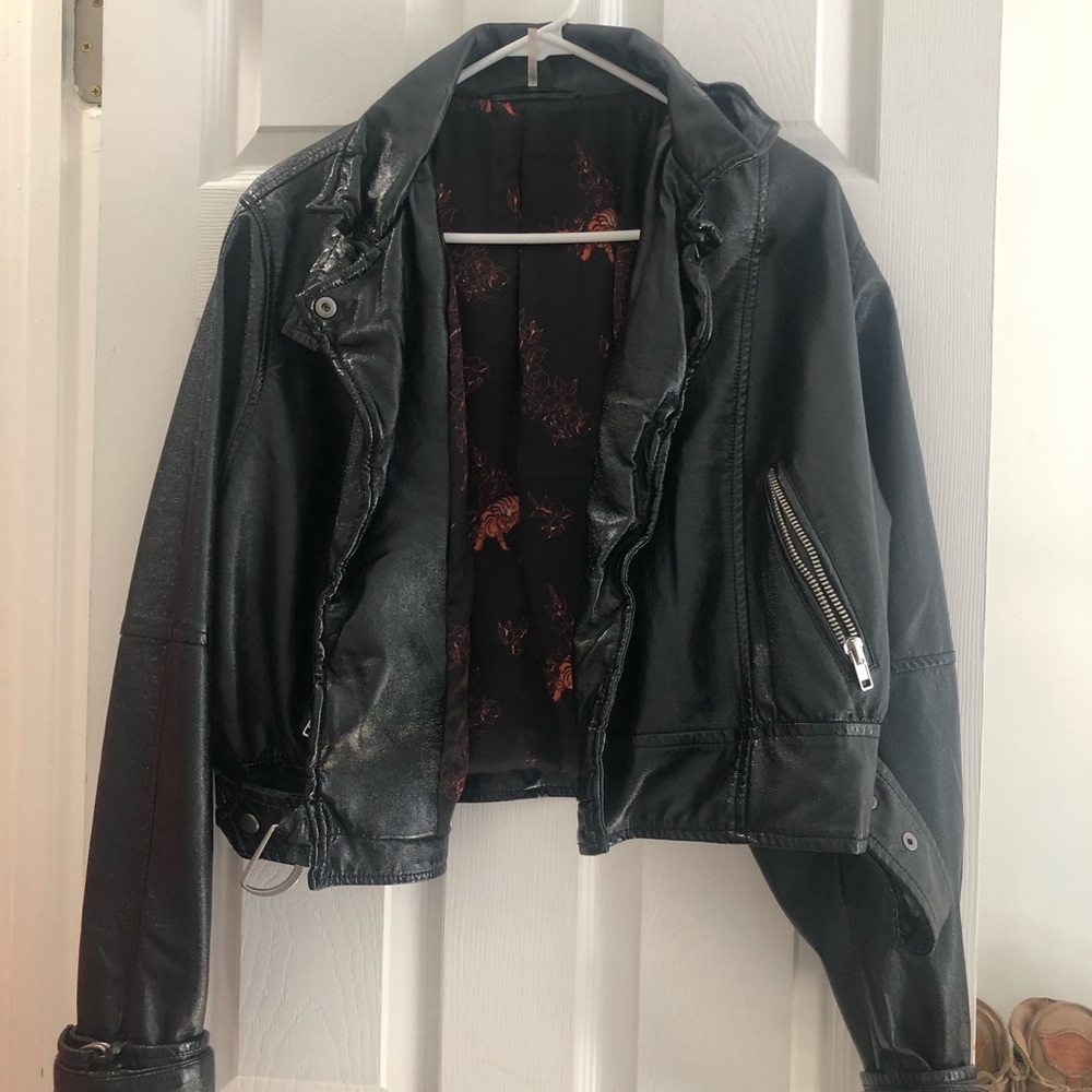 Free People Leather Jacket